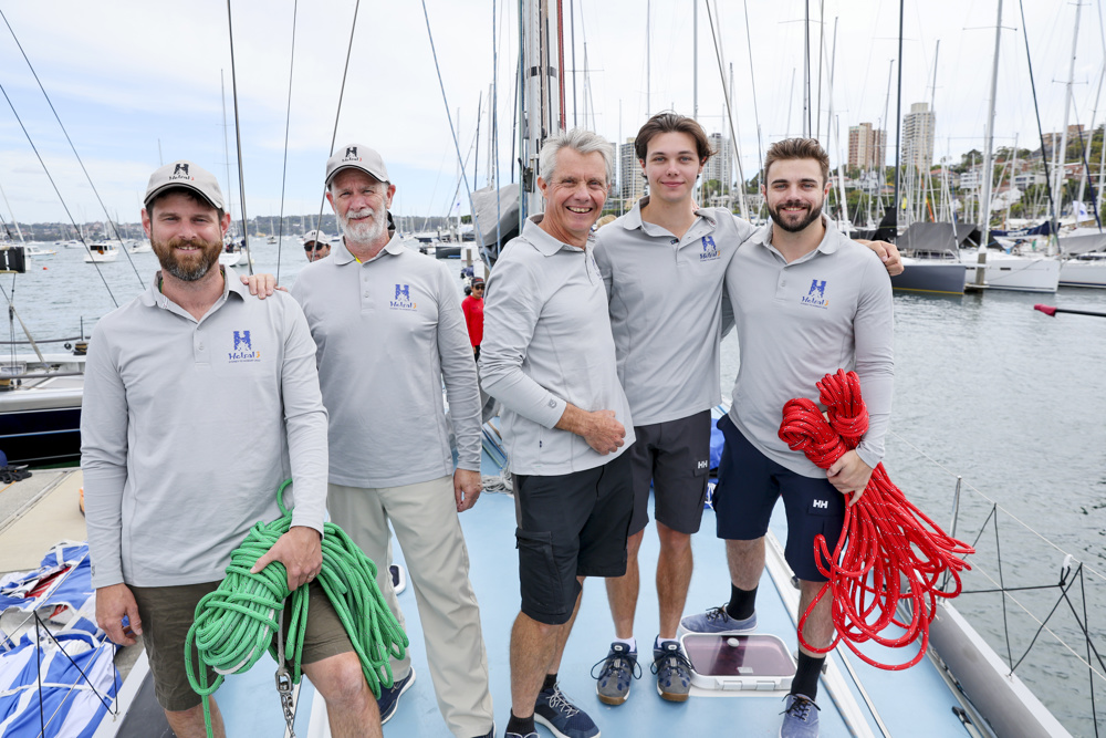 (L-R) Ryan and John Gallagher, John, Luke and Jack Davis (Helsal 3)