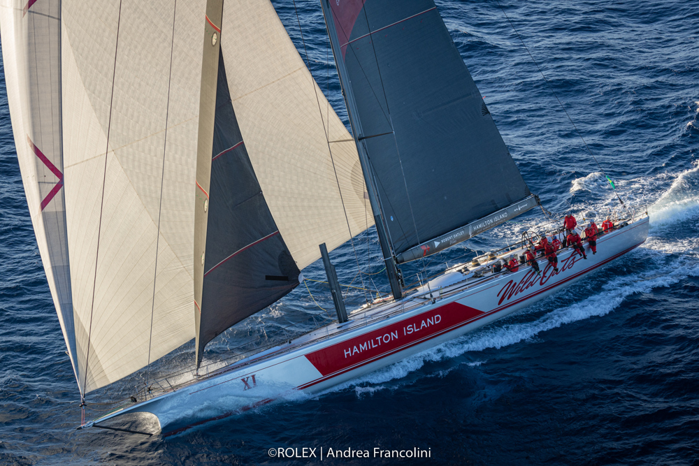 HAMILTON ISLAND WILD OATS, Sail No: AUS10001, Owner: The Oatley family, Skipper: Mark Richards, State: NSW, Design: Reichel/Pugh 100, LOA: 30,5
