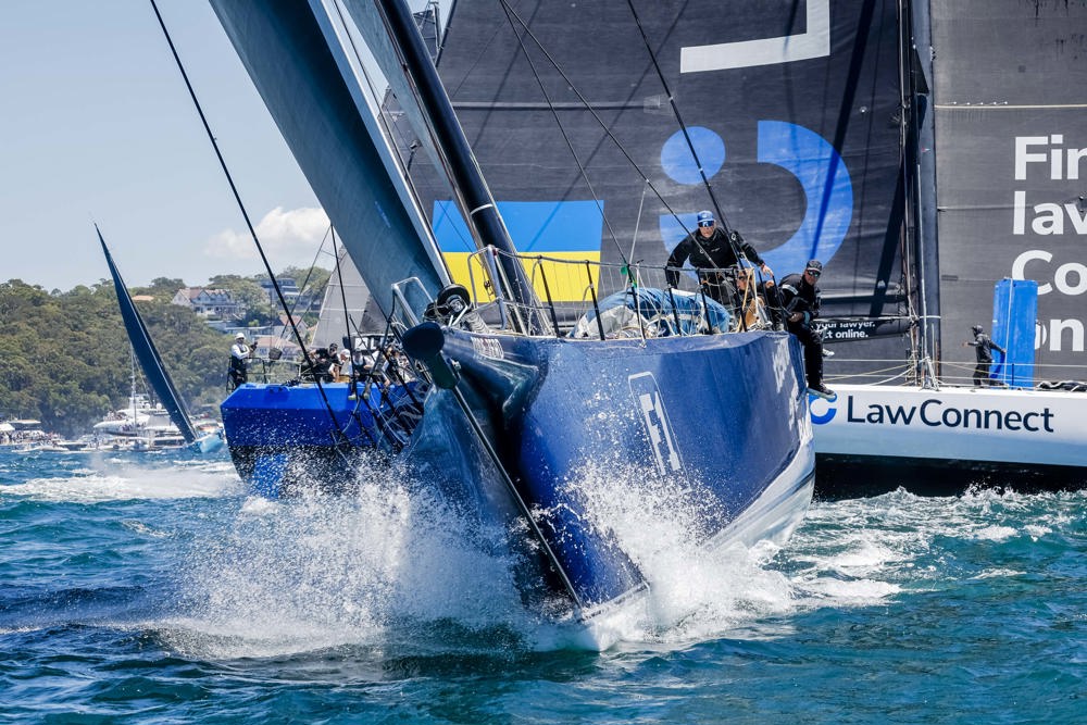 BLACK JACK, Sail No: 525100, Owner: Peter Harburg, Skipper: Mark Bradford, State: QLD, Design: Reichel/Pugh 100, LOA: 30