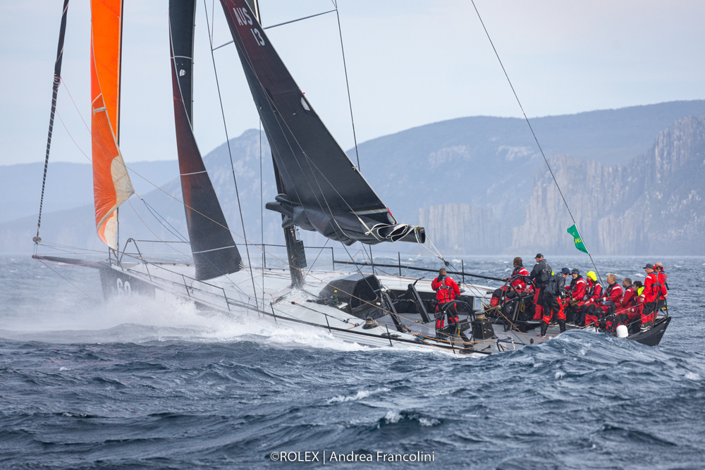 WHISPER, Sail No: AUS-13, Owner/Skipper: David Griffith, State: NSW, Design: JV 62, LOA: 18.9