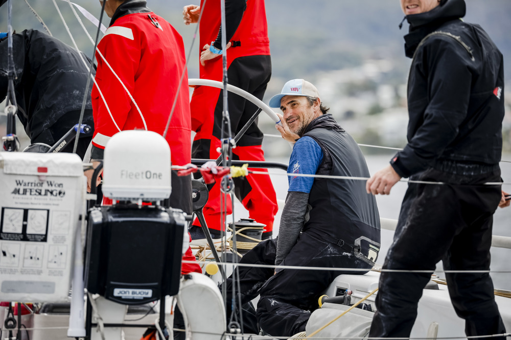 Warrior Won after finishing