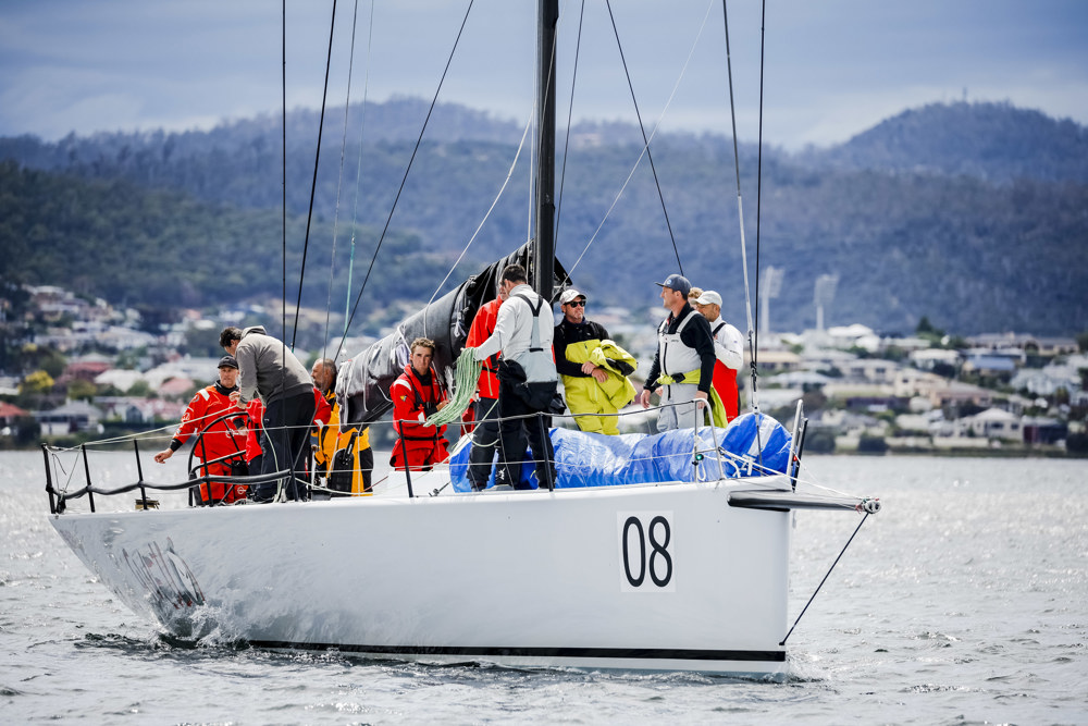 Gweilo preparing to enter the marina