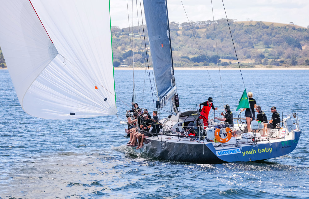 HUTCHIES YEAH BABY, Sail No: A5, Owner/Skipper Andy Lamont, State: QLD, Design: Welbourne 50, LOA: 15.1