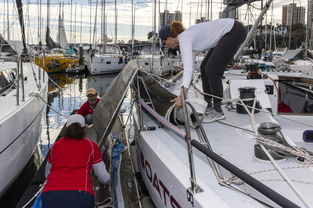 2023 Noakes Sydney Gold Coast - preparation on Wild Oats