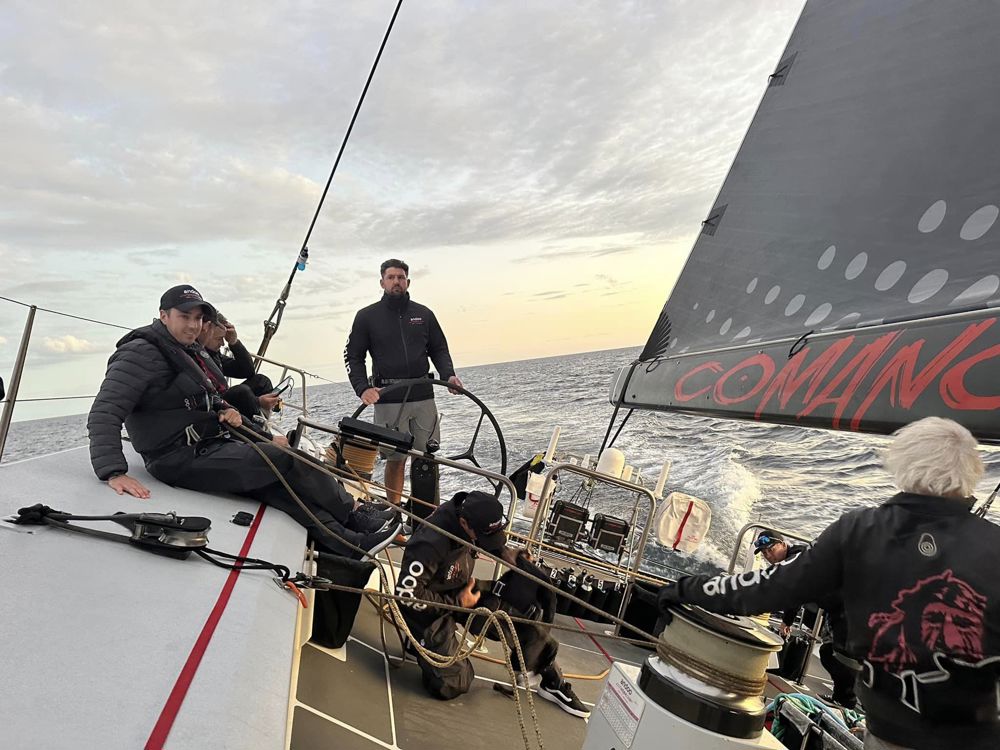 On board Andoo Comanche