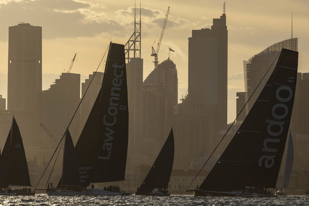 Cabbage Tree Island Race 2023 - Start line