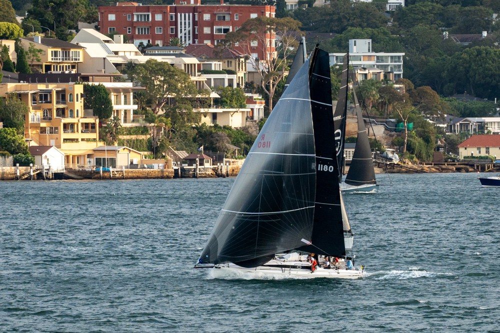 Cabbage Tree Island Race 2023 - Atomic Blonde pre-start