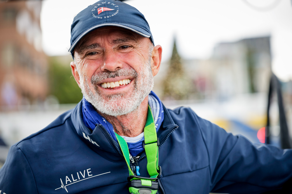 Duncan Hine, skipper of Alive