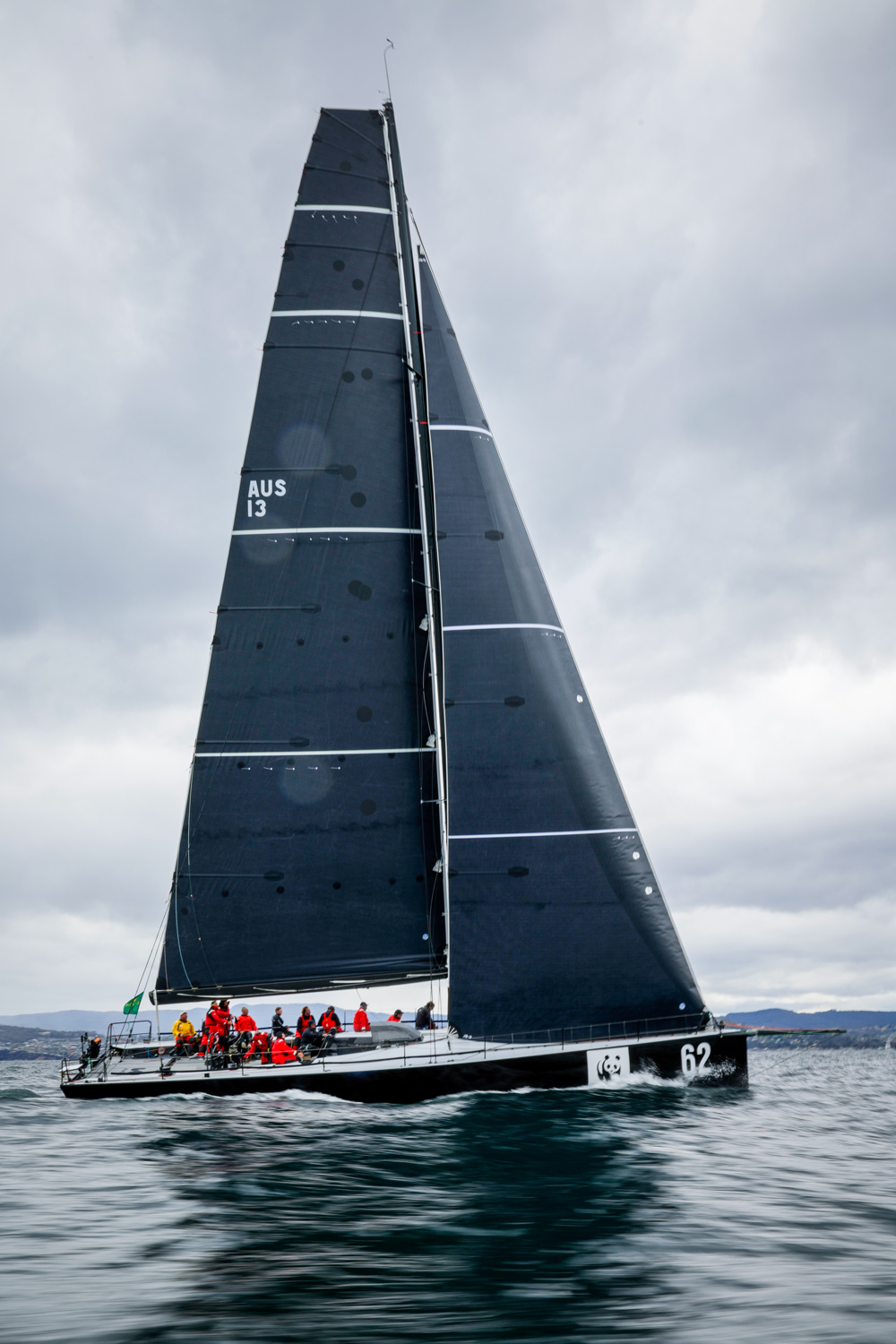 WHISPER, Sail No: AUS-13, Owner/Skipper: David Griffith, State: NSW, Design: JV 62, LOA: 18.9