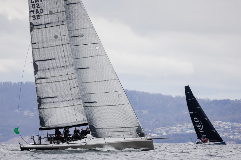Caro (foreground) and Smuggler in River Derwent