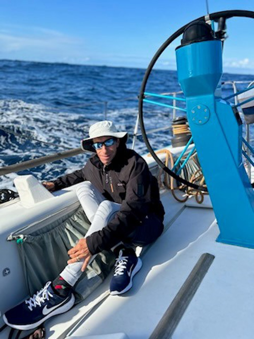 On the Santa Cruz 72 Antipdoes on Day 3 - Sailing Master Bradshaw Kellett