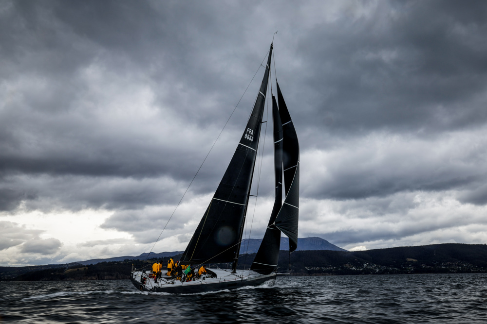 TEASING MACHINE, Sail no: FRA 8668, Owner: Eric De Turckheim, Design: NMYD 54, Country: FRA