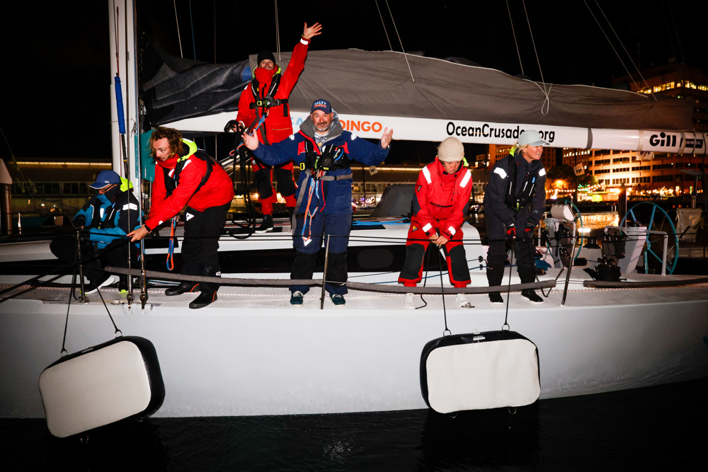 Ocean Crusaders J-Bird berthing in Kings Pier Marina