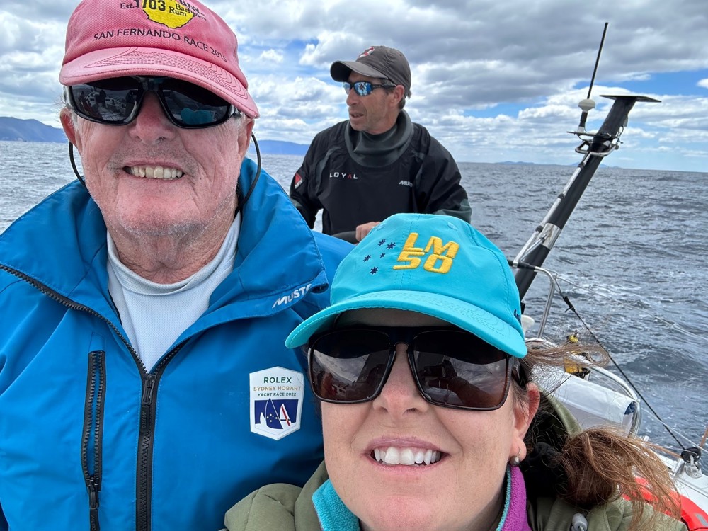 On board Geoff Hill's Santa Cruz 72 Antipodes