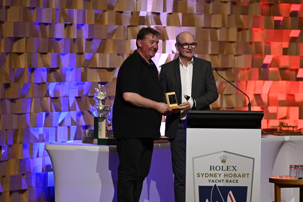 White Noise, 3rd IRC Division 3 - presented to owner Daniel Edwards by Councillor John Kelly