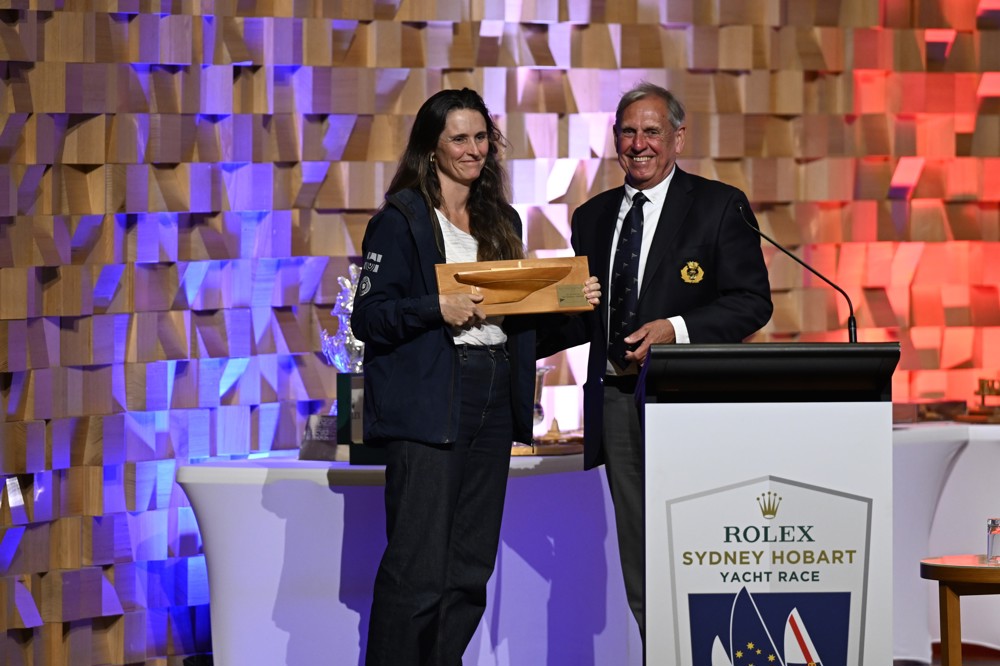 Reichel Pugh, Designer of the Winning Yacht, Alive (Allan Payne Memorial Trophy)