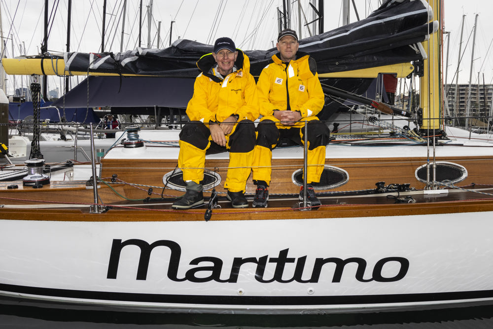 Noakes Sydney Gold Coast Yacht Race 2024 - Michael Spies (l) and Peter Vaiciurgis - Maritimo Katwichar.