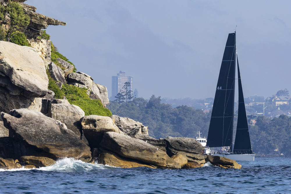 Noakes Sydney Gold Coast Yacht Race 2024 - Tempo approaching South Head.