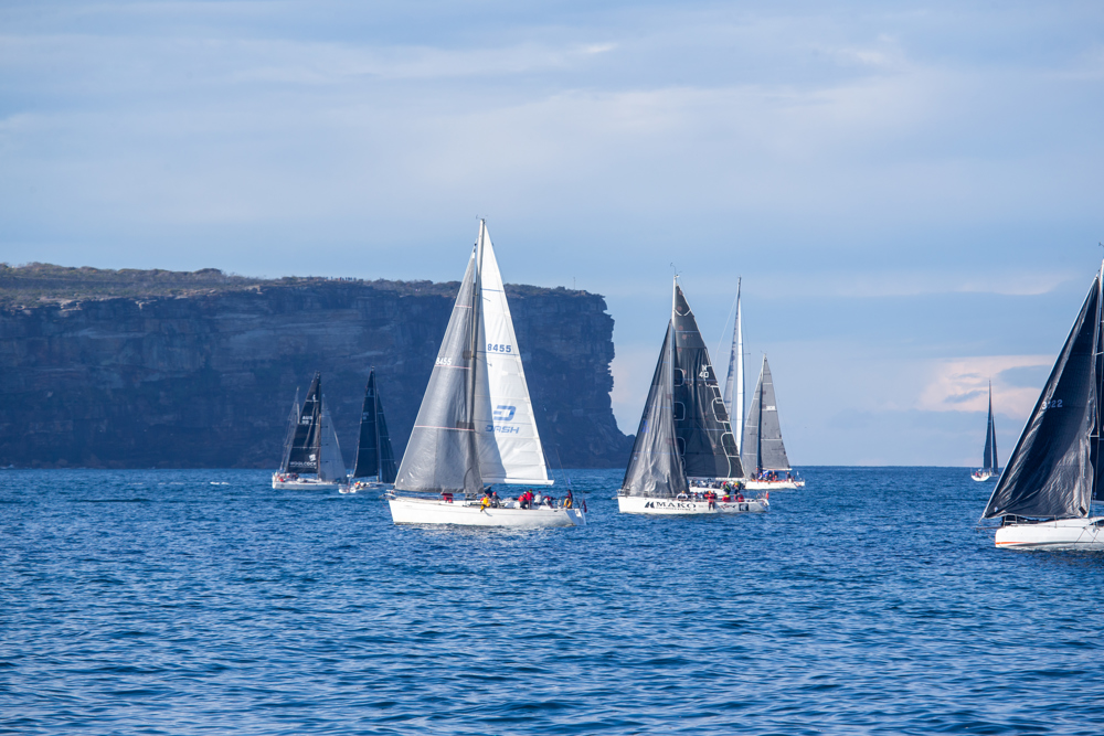 Mako, Esprit (#8455) and others making their way through the heads.