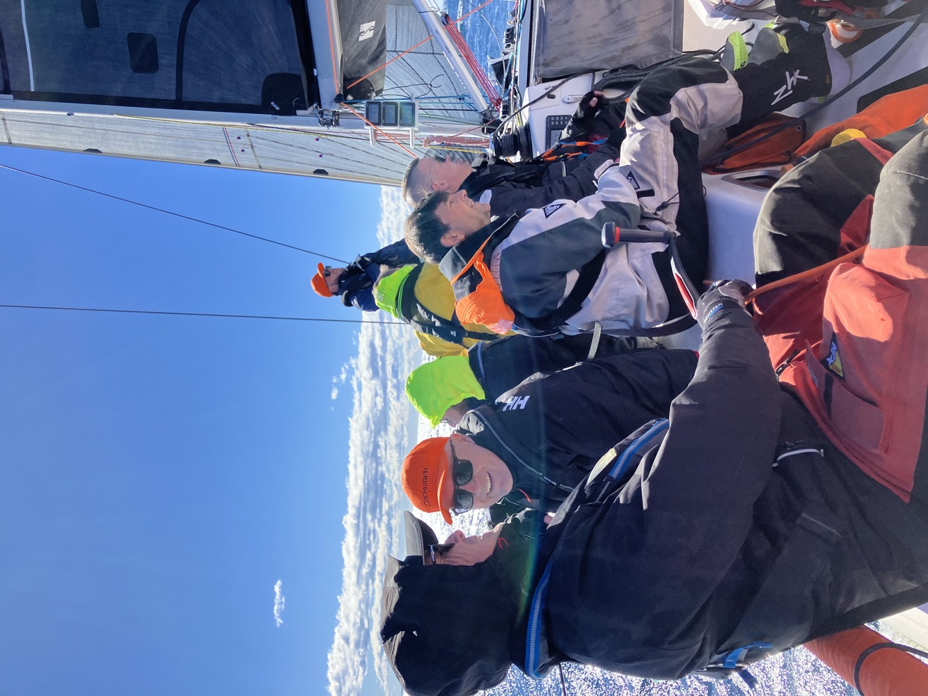 On board Andrew Lloyd and Mary Ann Harvey's Sydney 38 Clockwork