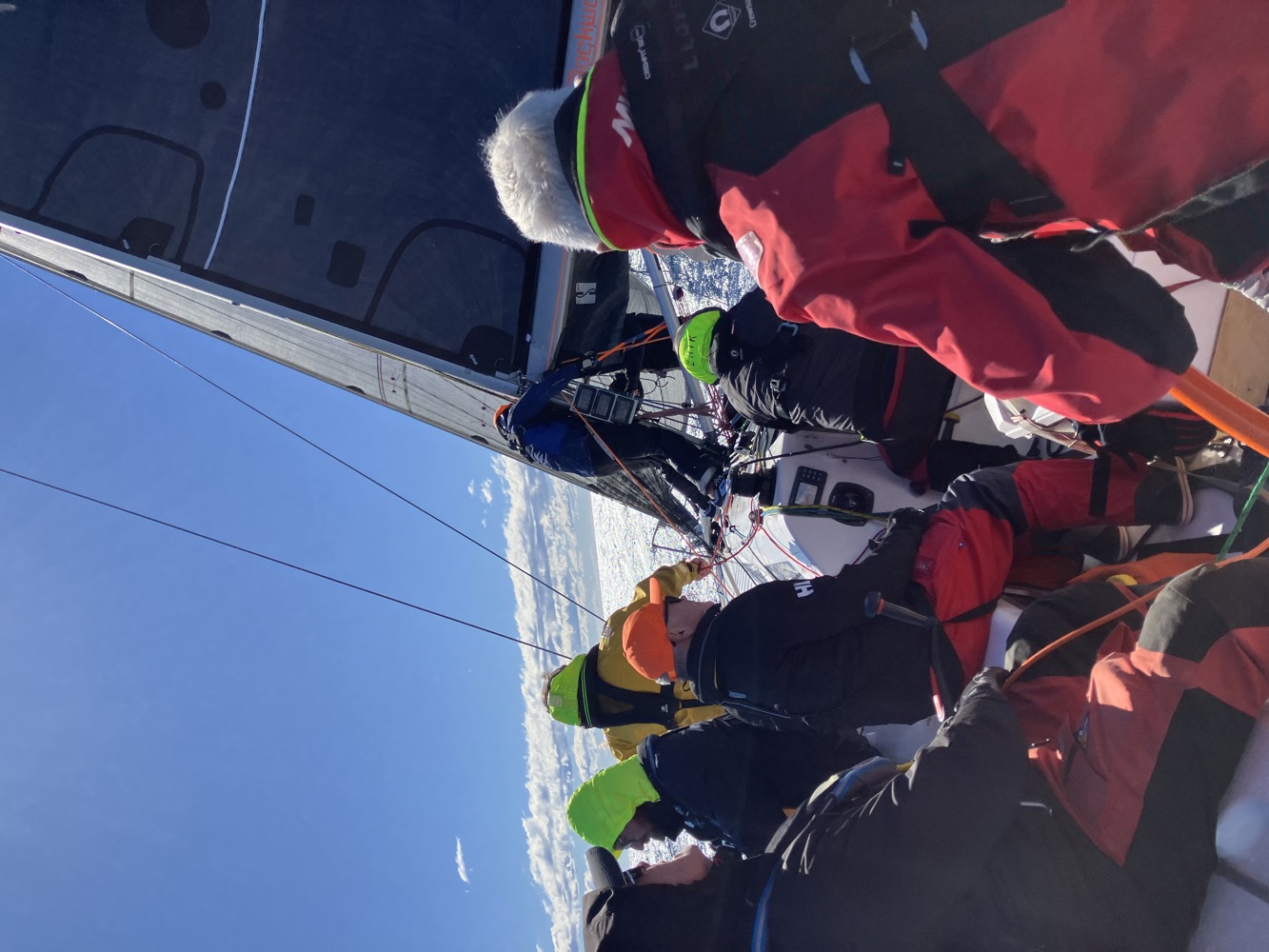 On board Andrew Lloyd and Mary Ann Harvey's Sydney 38 Clockwork