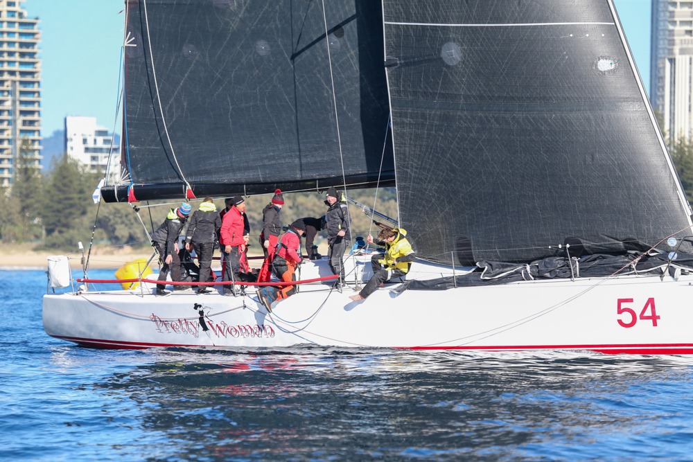 Pretty Woman at the finish line