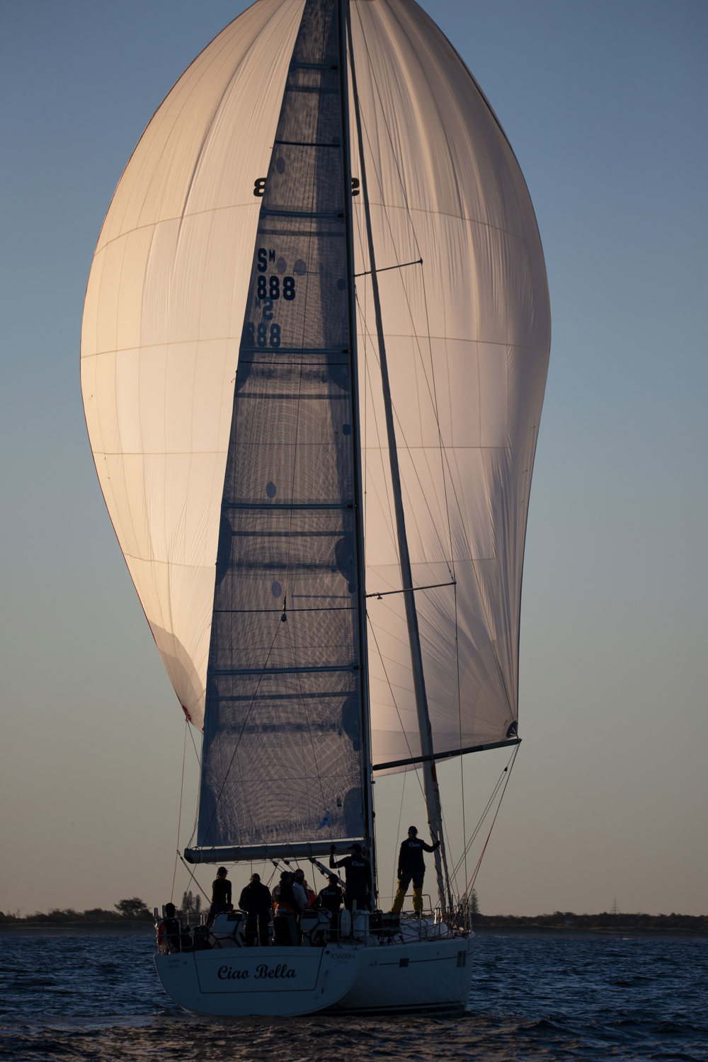 Ciao Bella approaching the finish.