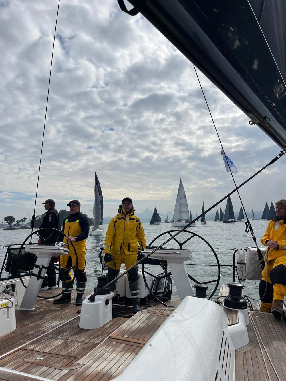 On board Odin preparing for the start