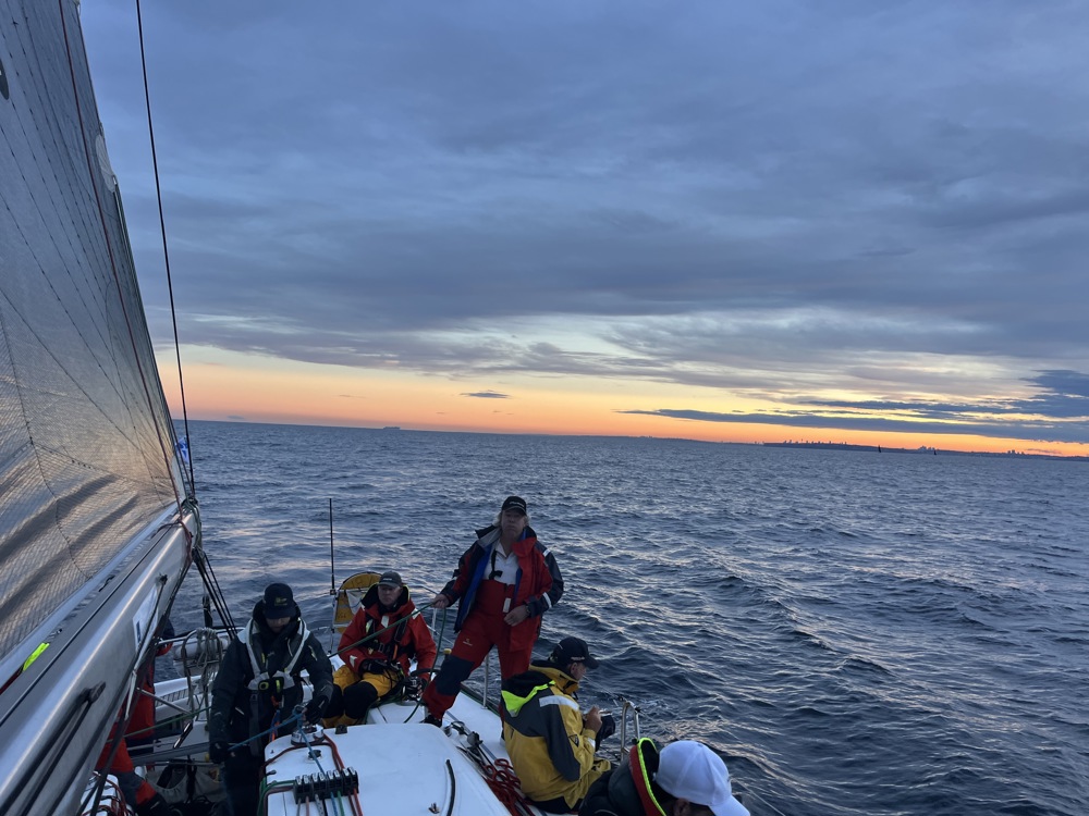 Sunset on board GWM Pennant Hills on day 1