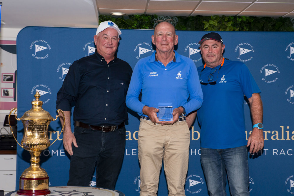 2024 Noakes Sydney Gold Coast Yacht Race Prizegiving - Blue Planet, 2nd IRC Div 3, 3rd Corinthian IRC, 1st Corinthian PHS.    Image: Ashley Dart