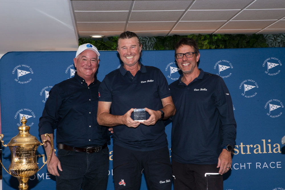 2024 Noakes Sydney Gold Coast Yacht Race Prizegiving - Ciao Bella, 2nd PHS.    Image: Ashley Dart