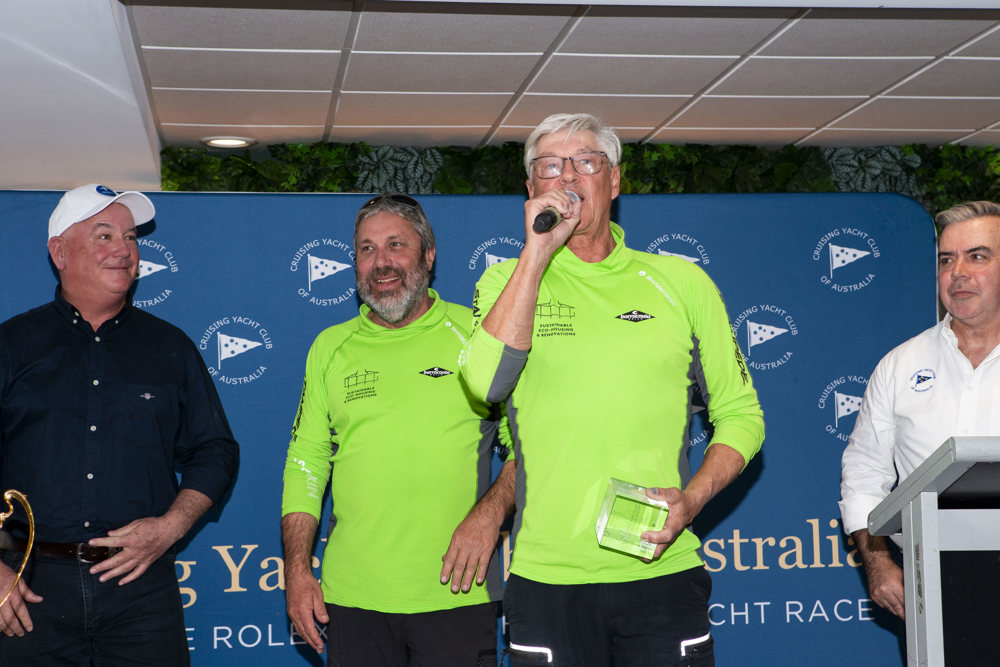2024 Noakes Sydney Gold Coast Yacht Race Prizegiving - Stampede, 1st PHS.    Image: Ashley Dart