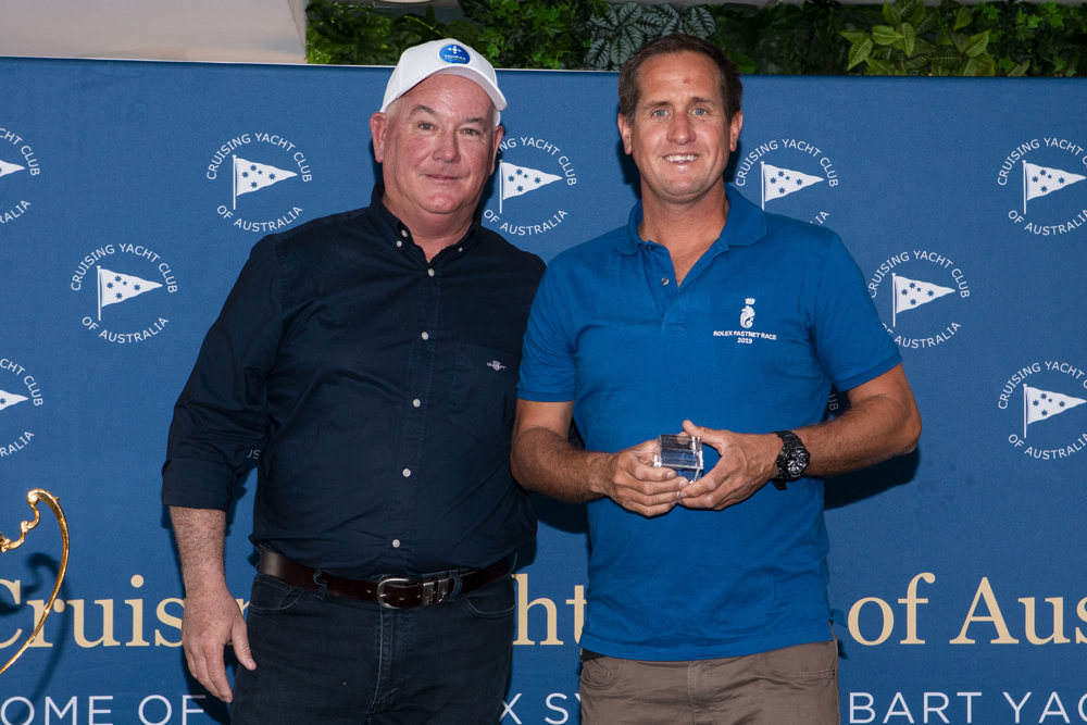 2024 Noakes Sydney Gold Coast Yacht Race Prizegiving - Pacman, 3rd Double Handed IRC.    Image: Ashley Dart