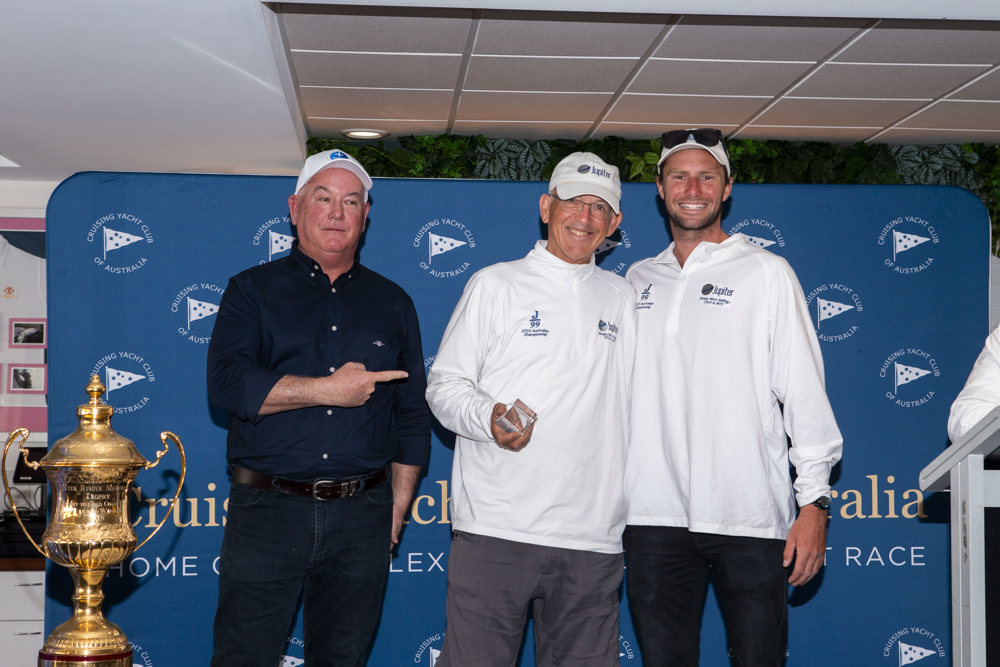 2024 Noakes Sydney Gold Coast Yacht Race Prizegiving - Jupiter, 3rd IRC Div 3.    Image: Ashley Dart