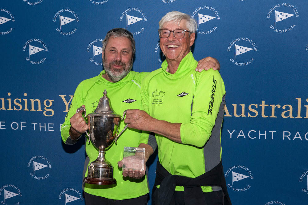 2024 Noakes Sydney Gold Coast Yacht Race Prizegiving - Stampede, 1st PHS.    Image: Ashley Dart