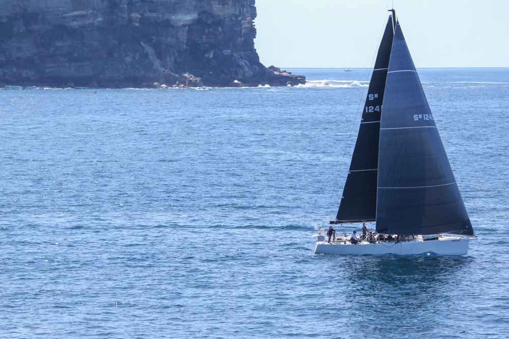 2024 Flinders Islet Race start - White Noise.   Image: David Hislop