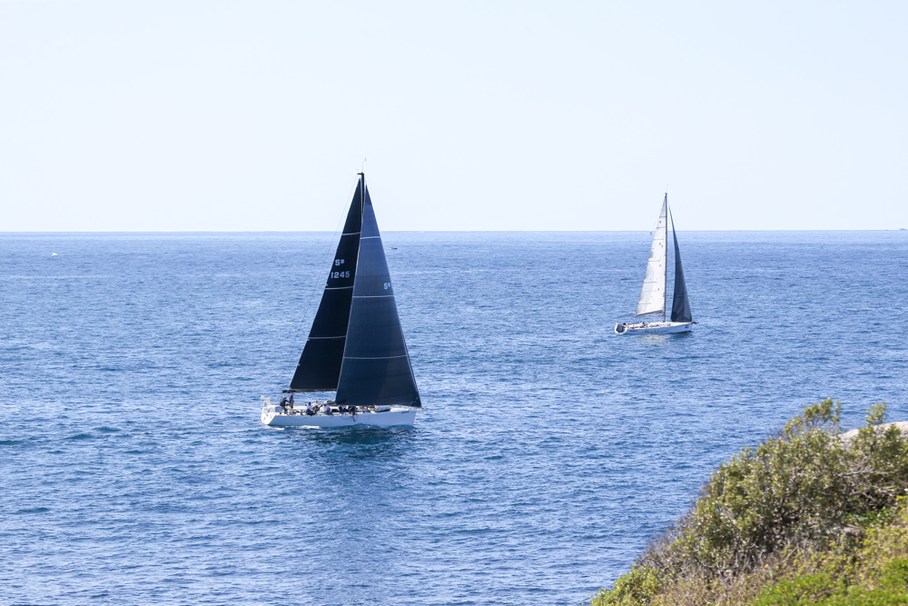2024 Flinders Islet Race start - White Noise (closest to camera).   Image: David Hislop