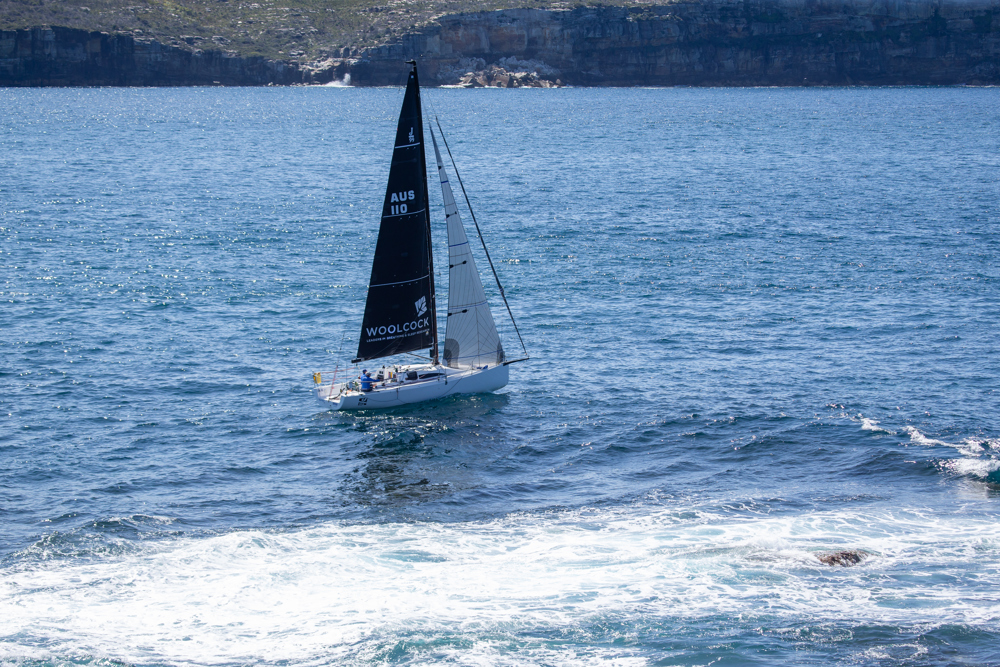 2024 Flinders Islet Race start - Double-Handed competitor Blue Planet.   Image: David Hislop