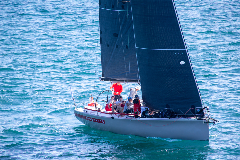 2024 Flinders Islet Race start - CInquante.   Image: David Hislop