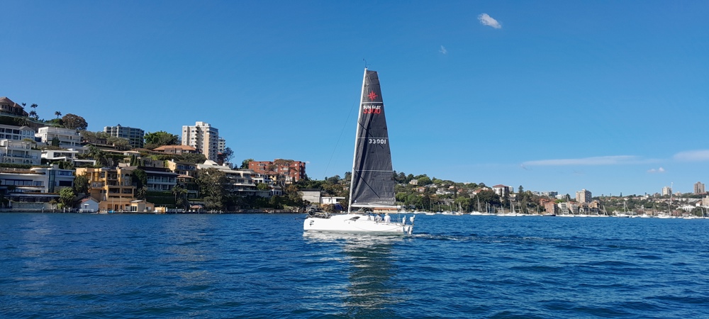 2024 Flinders Islet Race start - Borderline before the start.   Image: Eric Blake