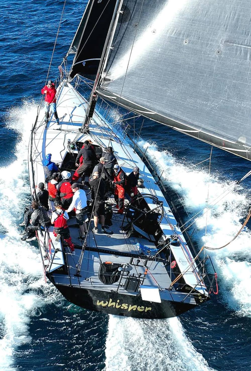 2024 Flinders Islet Race - Whisper after rounding Flinders Islet.    Image: Stu Don