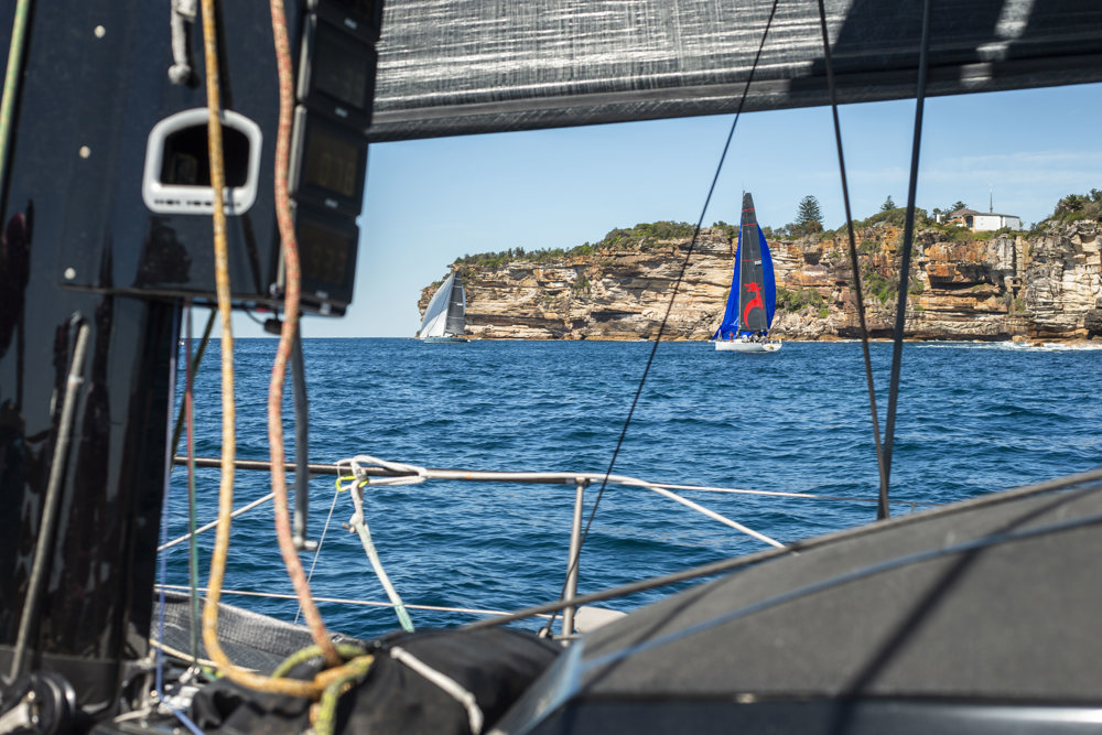 2024 Flinders Islet Race - view of Smuggler and Koa from URM Group.   Image: Ashley Dart