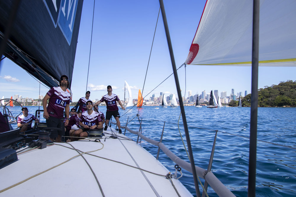 2024 Flinders Islet Race - on board URM Group.   Image: Ashley Dart