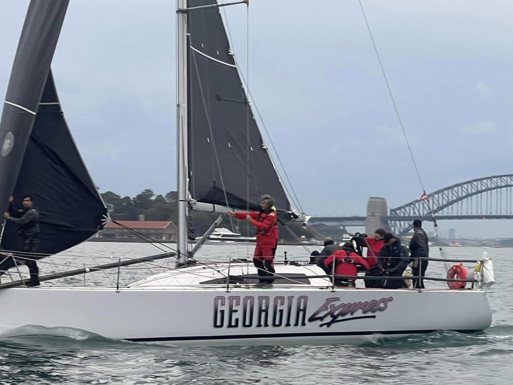 2024 Tollgate Islands Race - Georgia Express before the start