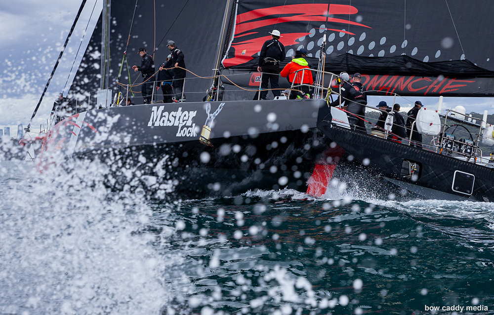 2024 BWPS Tollgate Islands Race - Comanche powers to the finish.  Image: Bow Caddy Media