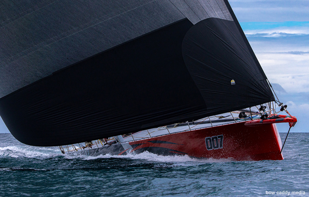 2024 BWPS Tollgate Islands Race - Comanche powers to the finish.  Image: Bow Caddy Media