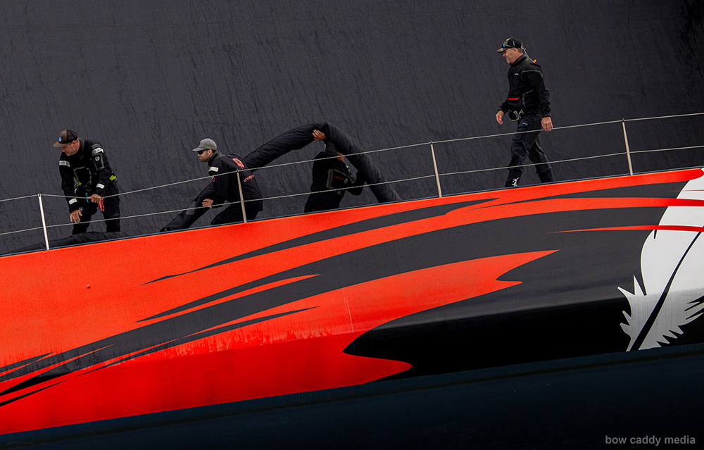 2024 BWPS Tollgate Islands Race - Comanche powers to the finish.  Image: Bow Caddy Media