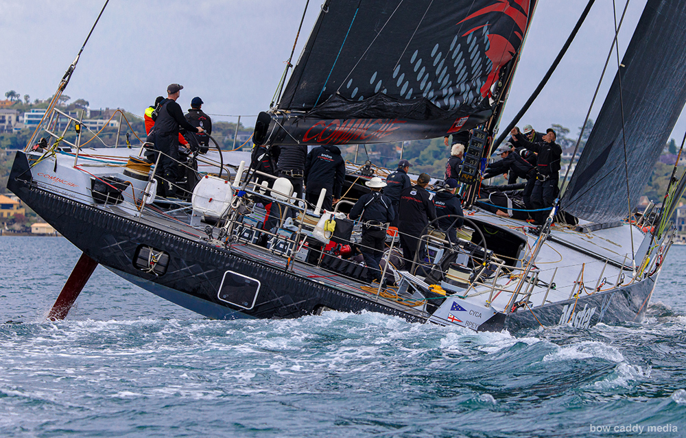 2024 BWPS Tollgate Islands Race - Comanche powers to the finish.  Image: Bow Caddy Media
