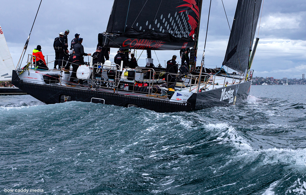 2024 BWPS Tollgate Islands Race - Comanche powers to the finish.  Image: Bow Caddy Media
