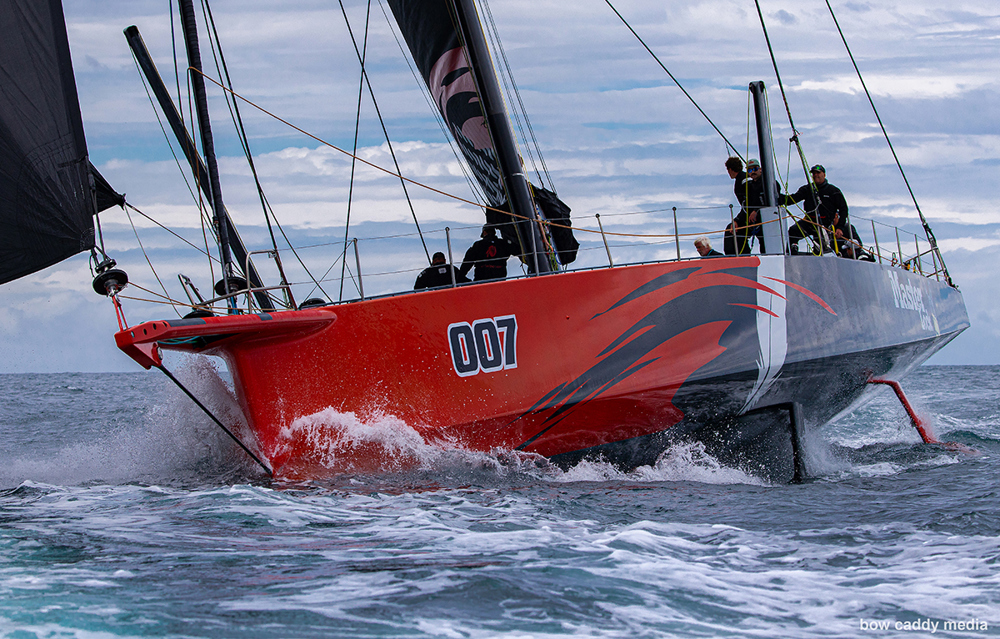 2024 BWPS Tollgate Islands Race - Comanche powers to the finish.  Image: Bow Caddy Media